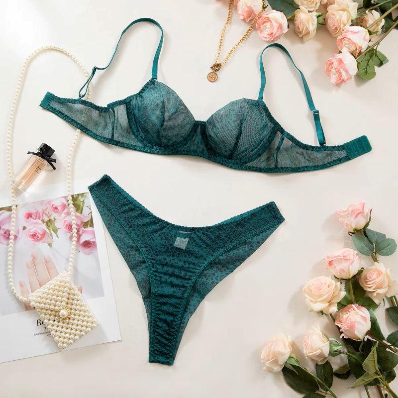 Push Up Bra Padded - Set di 2 Pezzi Lingerie Donna,